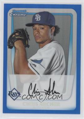 2011 Bowman Chrome - Prospects - Blue Refractor #BCP134 - Chris Archer /150