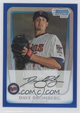 2011 Bowman Chrome - Prospects - Blue Refractor #BCP158 - Dave Bromberg /150