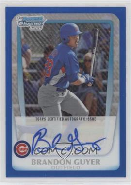 2011 Bowman Chrome - Prospects - Blue Refractor #BCP168 - Brandon Guyer /150