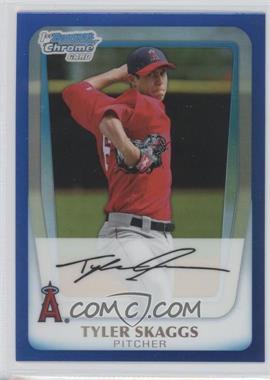 2011 Bowman Chrome - Prospects - Blue Refractor #BCP194 - Tyler Skaggs /150