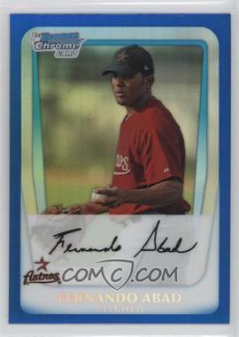 2011 Bowman Chrome - Prospects - Blue Refractor #BCP219 - Fernando Abad /150