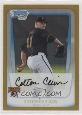 2011 Bowman Chrome - Prospects - Gold Refractor #BCP191 - Colton Cain /50