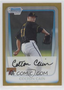 2011 Bowman Chrome - Prospects - Gold Refractor #BCP191 - Colton Cain /50