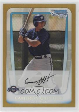 2011 Bowman Chrome - Prospects - Gold Refractor #BCP203 - Cameron Garfield /50