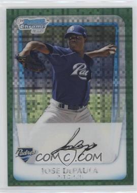 2011 Bowman Chrome - Prospects - Green X-Fractor #BCP119 - Jose DePaula