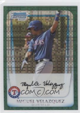 2011 Bowman Chrome - Prospects - Green X-Fractor #BCP153 - Miguel Velazquez