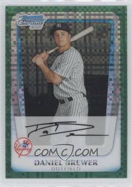 2011 Bowman Chrome - Prospects - Green X-Fractor #BCP157 - Daniel Brewer