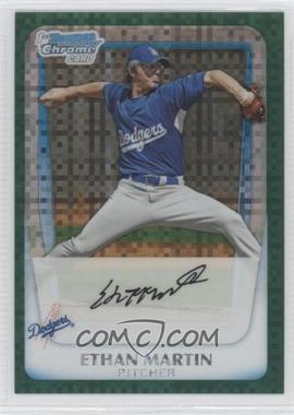 2011 Bowman Chrome - Prospects - Green X-Fractor #BCP179 - Ethan Martin