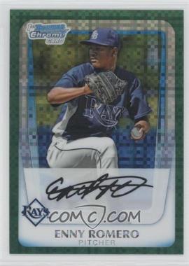 2011 Bowman Chrome - Prospects - Green X-Fractor #BCP192 - Enny Romero