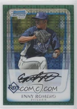 2011 Bowman Chrome - Prospects - Green X-Fractor #BCP192 - Enny Romero