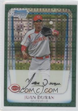 2011 Bowman Chrome - Prospects - Green X-Fractor #BCP196 - Juan Duran