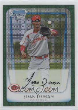 2011 Bowman Chrome - Prospects - Green X-Fractor #BCP196 - Juan Duran