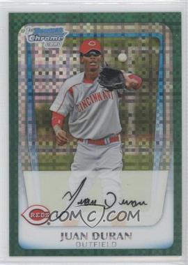 2011 Bowman Chrome - Prospects - Green X-Fractor #BCP196 - Juan Duran