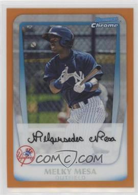 2011 Bowman Chrome - Prospects - Orange Refractor #BCP132 - Melky Mesa /25