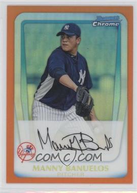 2011 Bowman Chrome - Prospects - Orange Refractor #BCP133 - Manny Banuelos /25