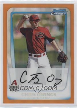 2011 Bowman Chrome - Prospects - Orange Refractor #BCP202 - Chris Owings /25