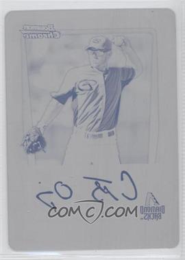 2011 Bowman Chrome - Prospects - Printing Plate Black #BCP202 - Chris Owings /1
