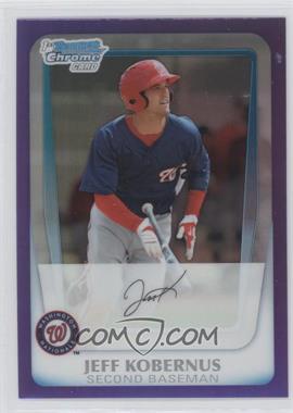 2011 Bowman Chrome - Prospects - Purple Refractor #BCP128 - Jeff Kobernus /799