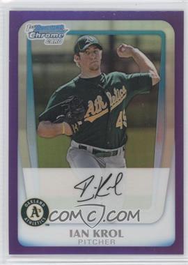 2011 Bowman Chrome - Prospects - Purple Refractor #BCP135 - Ian Krol /799