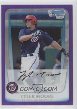 2011 Bowman Chrome - Prospects - Purple Refractor #BCP138 - Tyler Moore /799