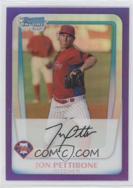 2011 Bowman Chrome - Prospects - Purple Refractor #BCP142 - Jon Pettibone /799