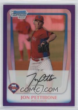 2011 Bowman Chrome - Prospects - Purple Refractor #BCP142 - Jon Pettibone /799