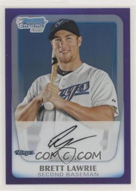 2011 Bowman Chrome - Prospects - Purple Refractor #BCP175 - Brett Lawrie /799