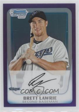 2011 Bowman Chrome - Prospects - Purple Refractor #BCP175 - Brett Lawrie /799