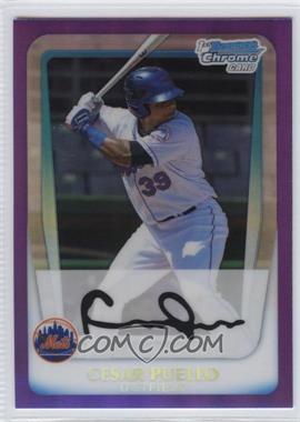 2011 Bowman Chrome - Prospects - Purple Refractor #BCP177 - Cesar Puello /799