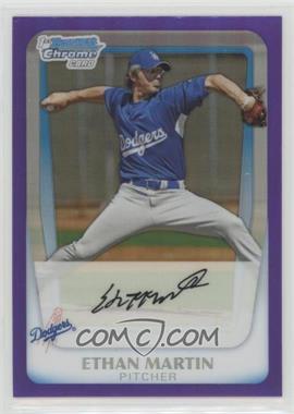 2011 Bowman Chrome - Prospects - Purple Refractor #BCP179 - Ethan Martin /799