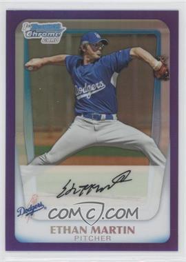 2011 Bowman Chrome - Prospects - Purple Refractor #BCP179 - Ethan Martin /799