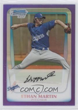 2011 Bowman Chrome - Prospects - Purple Refractor #BCP179 - Ethan Martin /799