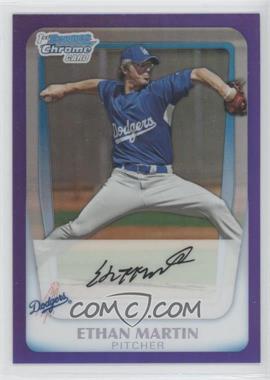 2011 Bowman Chrome - Prospects - Purple Refractor #BCP179 - Ethan Martin /799