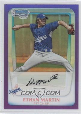 2011 Bowman Chrome - Prospects - Purple Refractor #BCP179 - Ethan Martin /799