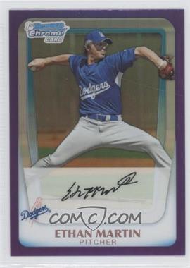 2011 Bowman Chrome - Prospects - Purple Refractor #BCP179 - Ethan Martin /799