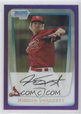 2011 Bowman Chrome - Prospects - Purple Refractor #BCP183 - Jordan Swagerty /799