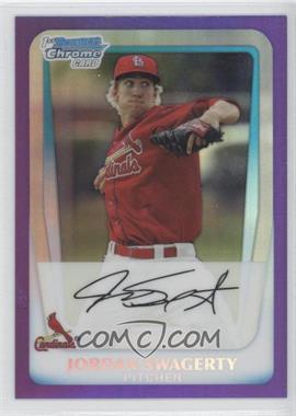 2011 Bowman Chrome - Prospects - Purple Refractor #BCP183 - Jordan Swagerty /799