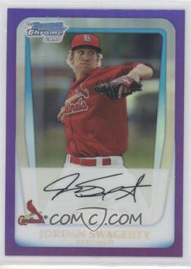 2011 Bowman Chrome - Prospects - Purple Refractor #BCP183 - Jordan Swagerty /799