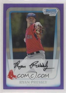 2011 Bowman Chrome - Prospects - Purple Refractor #BCP190 - Ryan Pressly /799