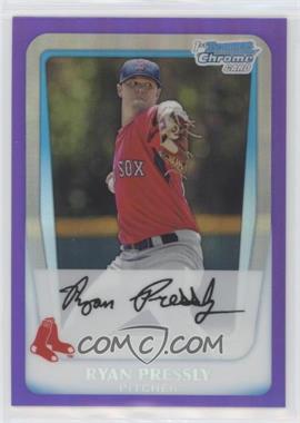 2011 Bowman Chrome - Prospects - Purple Refractor #BCP190 - Ryan Pressly /799