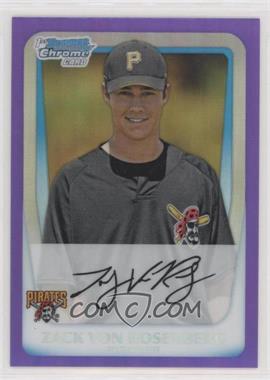 2011 Bowman Chrome - Prospects - Purple Refractor #BCP193 - Zack Von Rosenberg /799