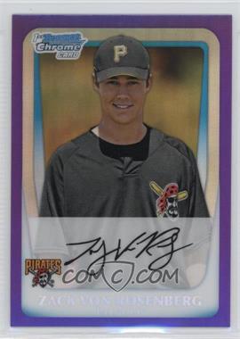 2011 Bowman Chrome - Prospects - Purple Refractor #BCP193 - Zack Von Rosenberg /799