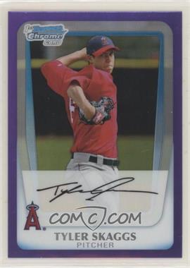 2011 Bowman Chrome - Prospects - Purple Refractor #BCP194 - Tyler Skaggs /799