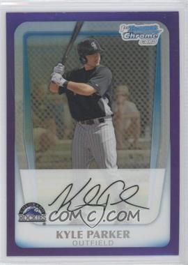 2011 Bowman Chrome - Prospects - Purple Refractor #BCP197 - Kyle Parker /799