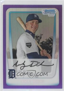 2011 Bowman Chrome - Prospects - Purple Refractor #BCP216 - Andy Dirks /799