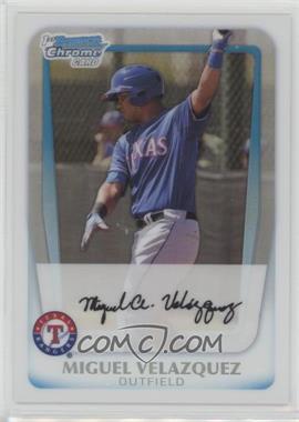 2011 Bowman Chrome - Prospects - Refractor #BCP153 - Miguel Velazquez /500