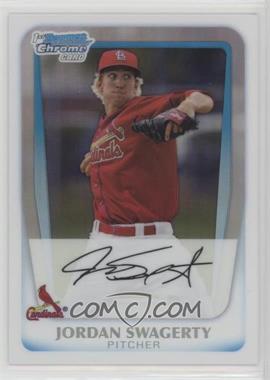 2011 Bowman Chrome - Prospects - Refractor #BCP183 - Jordan Swagerty /500