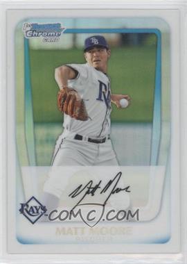 2011 Bowman Chrome - Prospects - Refractor #BCP220 - Matt Moore /500