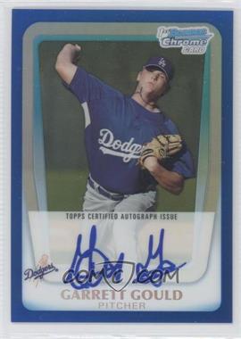 2011 Bowman Chrome - Prospects Autograph - Blue Refractor #BCP167 - Garrett Gould /150