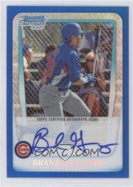 2011 Bowman Chrome - Prospects Autograph - Blue Refractor #BCP168 - Brandon Guyer /150